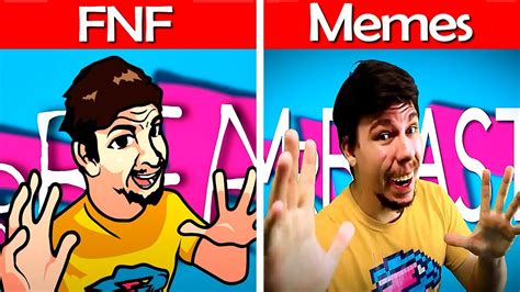 MrBeast Memes Vs Friday Night Funkin | Attack of the Killer Beast ...