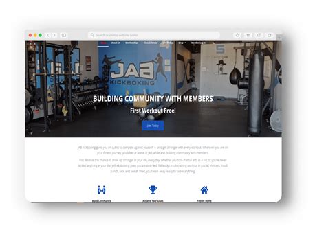 Gym Website Templates | Free Website Design for Gyms