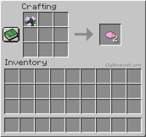 How to make Pink Dye in Minecraft