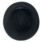 Men’s Wool Fedora Hat | York Black Crushable Snap Brim Wool Felt by ...
