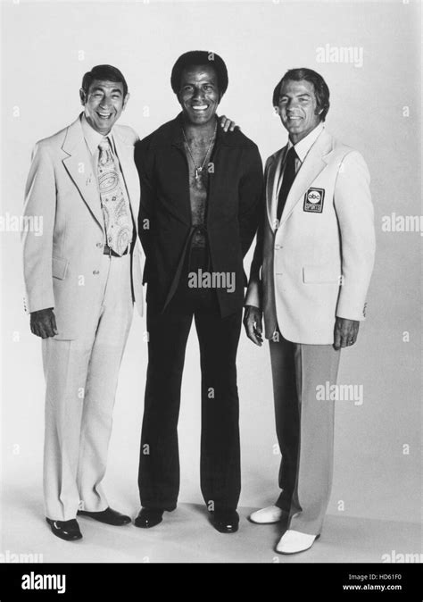 NFL MONDAY NIGHT FOOTBALL, from left: Howard Cosell, Fred Williamson ...