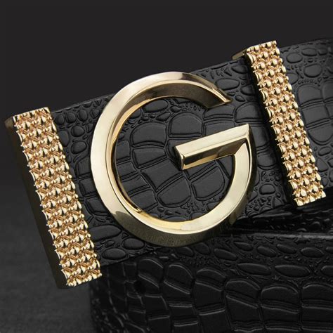 High Quality G letter belt men fashion luxury Waist strap Cowskin ...