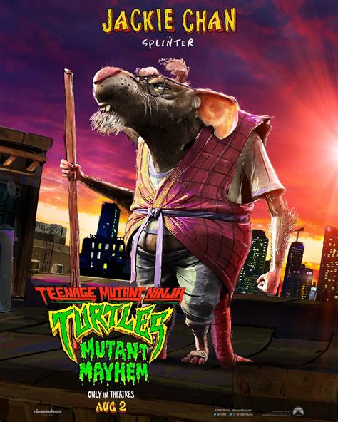 Jackie Chan is Splinter | Teenage Mutant Ninja Turtles: Mutant Mayhem ...