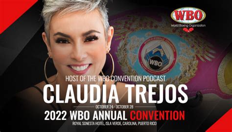 WBO | Claudia Trejos, Host of the WBO Convention Podcast - WBO