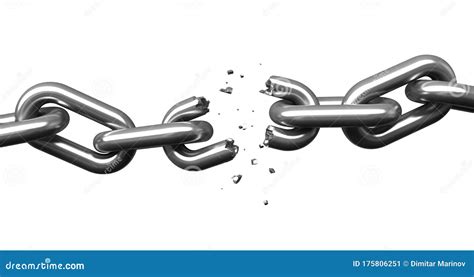 Breaking chains stock illustration. Illustration of chains - 175806251