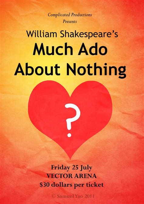 Much Ado About Nothing Poster by SystemaCAI on DeviantArt