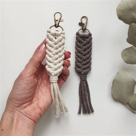 Macrame Pattern - PDF Download - Keychain - ENGLISH – Macrame Spaghetti