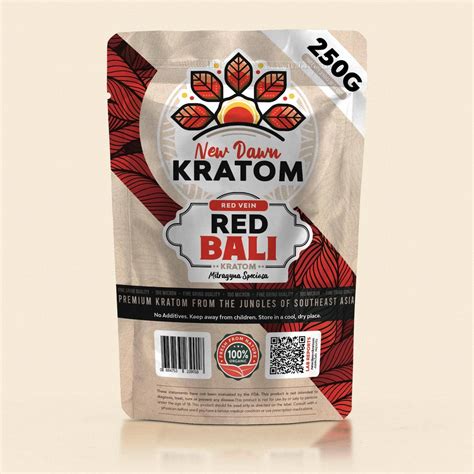 Red Bali Kratom - Premium Powder and Capsules at $16