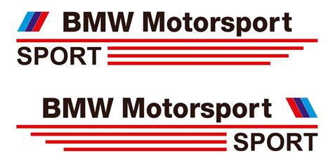 BMW Motorsport sport decal sticker