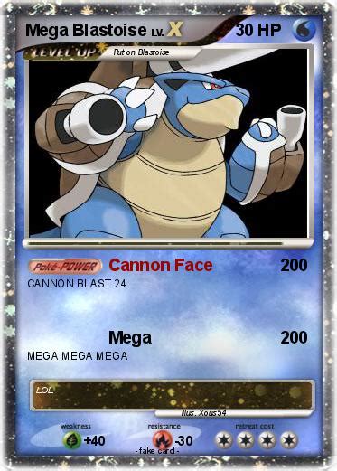 Pokémon Mega Blastoise 15 15 - Cannon Face - My Pokemon Card