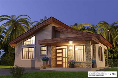 Unique Small House Plan - ID12209 - Floor Plans by Maramani