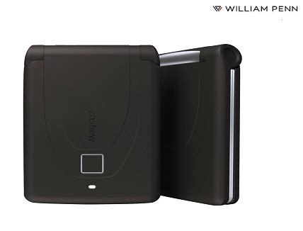 Smart Wallet with fingerprint Authentication & Smartphone Connectivity