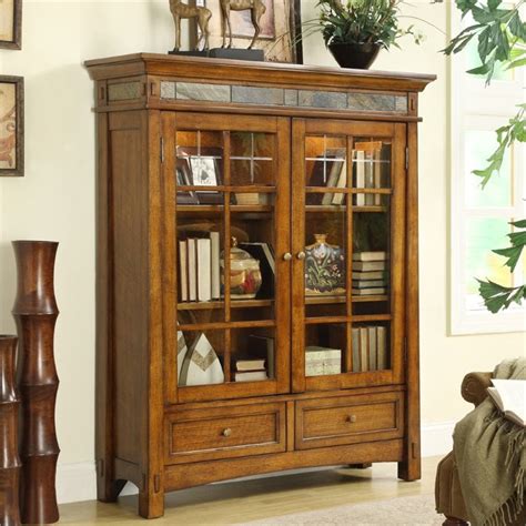 Riverside Craftsman Home Bookcase in Americana Oak - 2937