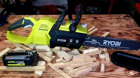 "New" Ryobi 40 Volt Chainsaw "Gen 3" - YouTube