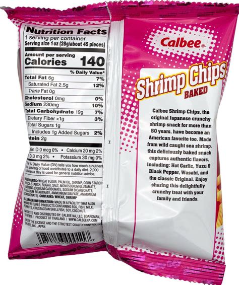 Calbee Shrimp Chips — Snackathon Foods