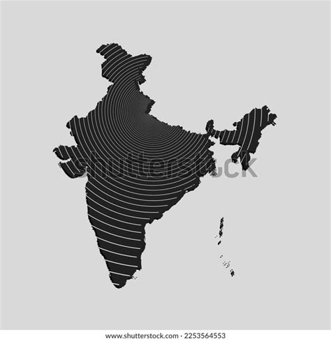 Vector Map India On Radar Screen Stock Vector (Royalty Free) 2253564553 | Shutterstock