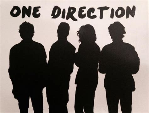 One Direction Silhouettes OTRA by 1DPopArt on Etsy