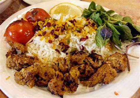 Vegan Chenjeh Kabab or Shish Kabab. Persian: کباب چنجه گیاهی This is typical kabab in Iran which ...