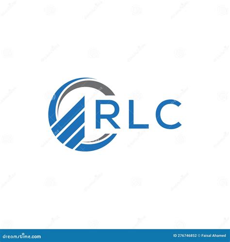 RLC Abstract Technology Logo Design on White Background. RLC Creative Initials Letter Logo ...