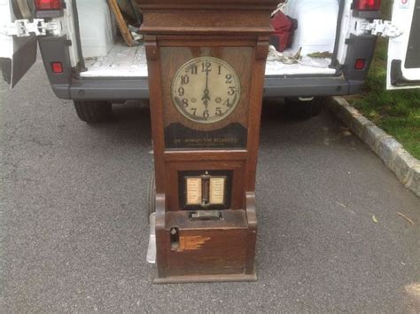 Antique Oak Cincinnati Time Clock « Obnoxious Antiques