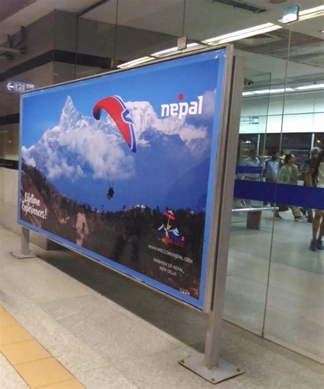 Nepal Embassy, India on Twitter: "Publicity of Nepal in Delhi Metro ...