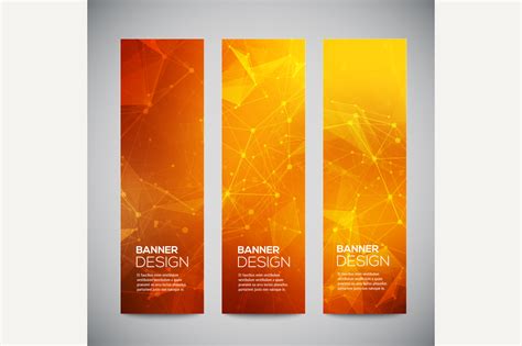 Vector vertical banners set ~ Graphics on Creative Market