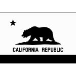Californian Republic flag vector image | Free SVG