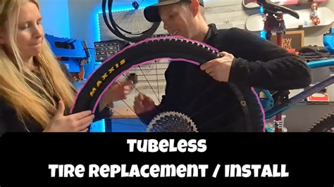 How to Install | Replace Tubeless MTB Tire - YouTube