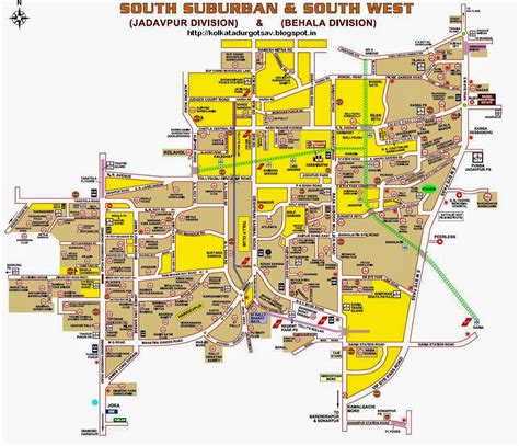 South Kolkata Map