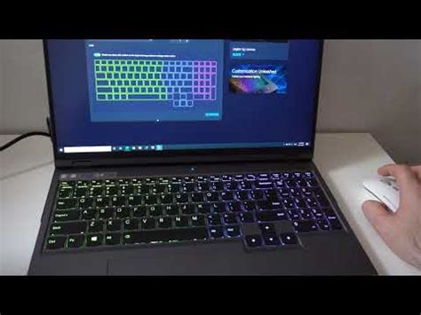 Lenovo Legion 5 Pro: Keyboard RGB light customization (Fn + Space Bar ...