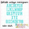 Fishtale Vintage Monogram Font-Satin – Alphalicious Designs