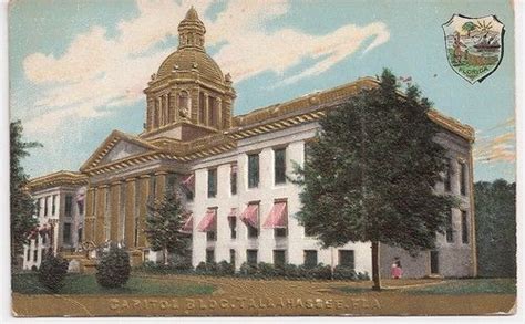 Capitol Building, Tallahassee Florida, postmarked 1909 | Tallahassee ...