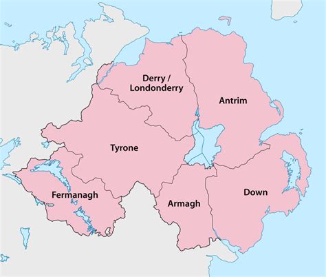 Understanding The Six Counties Of Northern Ireland: A Geographical And ...