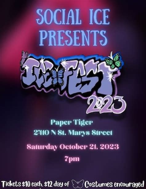 Ice Fest 2023 in San Antonio at Paper Tiger