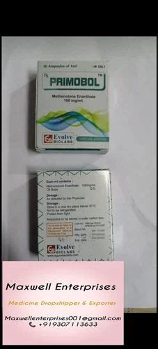 100 mg/ml Methenolone Enanthate Injection, Dose: 100 mg, Packaging Size: 10 Vials at Rs 320/vial ...