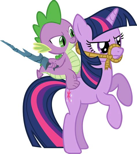 Twilight Sparkle and Spike by CrusierPL on DeviantArt