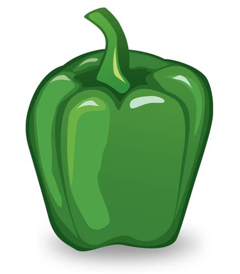 green peppers - Clip Art Library