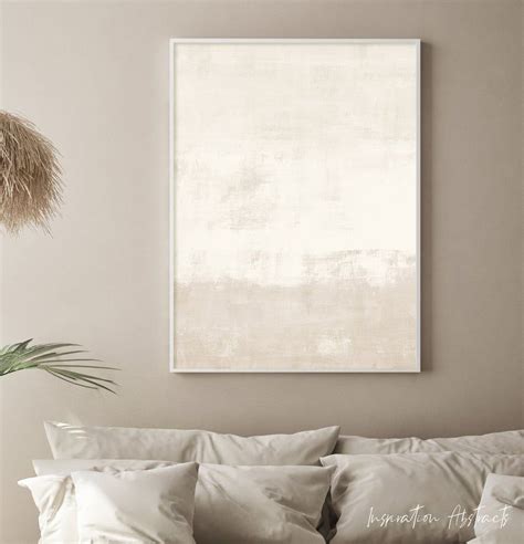 Beige Cream Minimal Abstract Art Neutral Tone Printable Art | Etsy ...