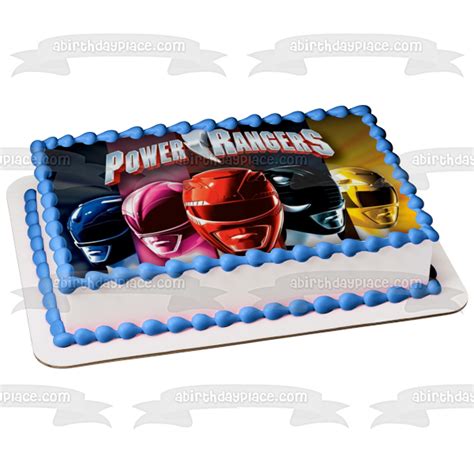 Power Rangers Red Ranger Gold Ranger Black Ranger Blue Ranger and Pink ...