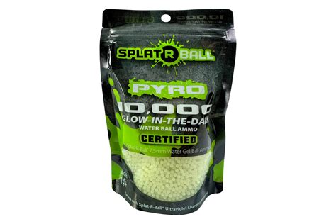 Splat R Ball Pyro 10k Certified Water Bead Glow-in-the-Dark Ammo | Vance Outdoors