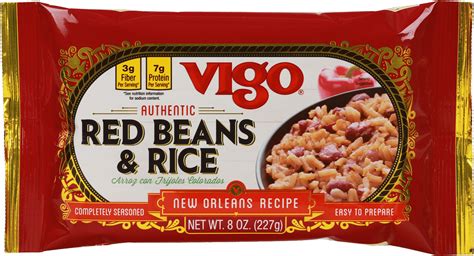 Vigo Red Beans and Rice Dinner , 8oz. Bag, Shelf-Stable, - Walmart ...