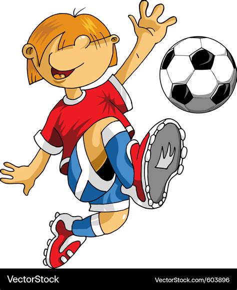 Soccer cartoon Royalty Free Vector Image - VectorStock