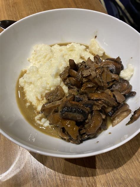 Mushrooms and Polenta - Gotham Gal