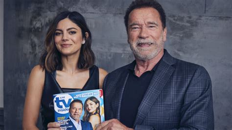 Arnold Schwarzenegger & Monica Barbaro Show Off Their TV Insider Cover ...