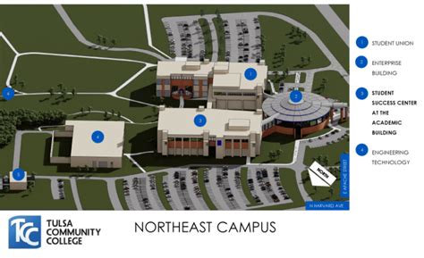 Tulsa Community College Northeast Campus Map - Cherie Benedikta