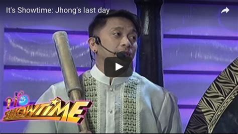 ENTERTAINMENT: Jhong Hilario Leaves It’s Showtime - When In Manila