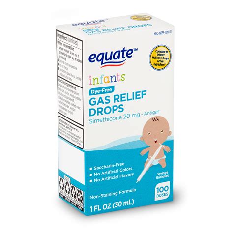 Equate Infants Dye-Free Gas Relief Drops, 1 fl oz – BrickSeek