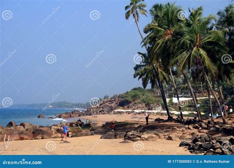 Kovalam Beaches - India`s No.1 International Tourist Centre. Editorial Stock Photo - Image of ...