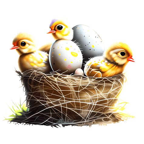 Baby Chickens Hatching · Creative Fabrica