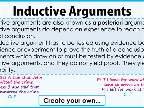 Inductive Arguments | Teaching Resources